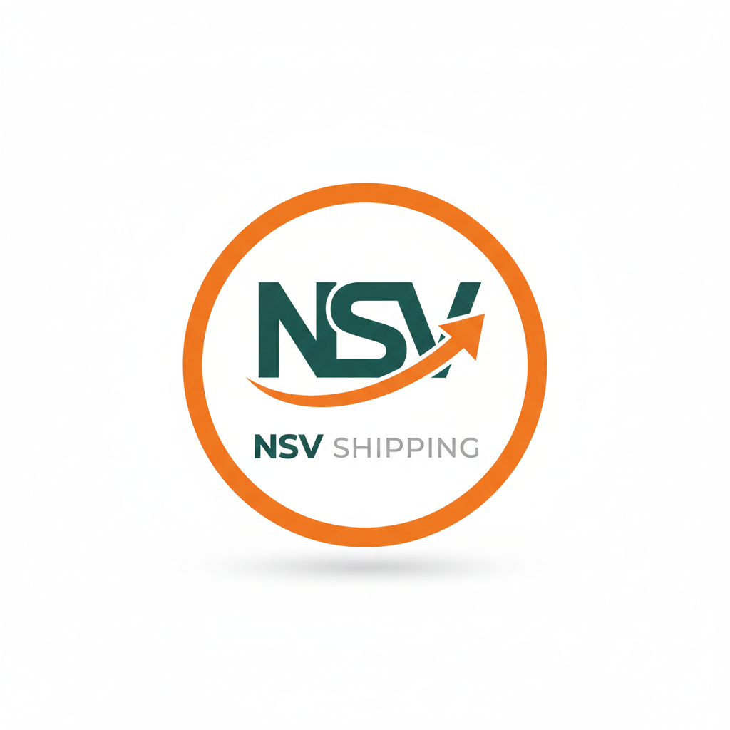 NSV Shipping Modern Logo